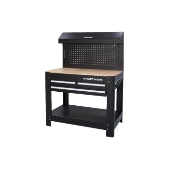 Werkbank mit 3 Schubladen und 1 Oberschrank Werkbank mit 3 Schubladen und 1 Oberschrank