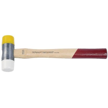 Kraftwerk 2336 DIN-Schlosserhammer, Plastikhammer 35 mm Nylon-/PU-Köpfe Kraftwerk 2336 DIN-Schlosserhammer, Plastikhammer 35 mm Nylon-/PU-Köpfe