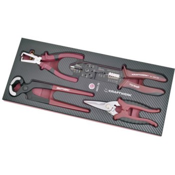 Completo EVA3 4903-28 Zangen-/Scherenset, 4-t. EVA3 Zangen-/Scheren-Schale Completo EVA3 4903-28 Zangen-/Scherenset, 4-t. EVA3 Zangen-/Scheren-Schale