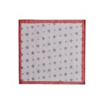 Krinner Couverture de l'arbre de Noël, 80 x 80 cm, rouge / blanc