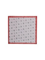 Krinner Couverture de l'arbre de Noël, 80 x 80 cm, rouge / blanc