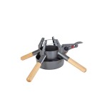 Krinner Socle pour sapin de noël Aarhus Ø 36 cm, Noir