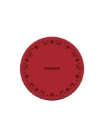 Krinner Couverture de sapin de Noël ronde, rouge Ø 60 cm