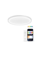 KSiX Plafonnier Halo 2 Smartled RGBIC + CCT 3200 lm blanc