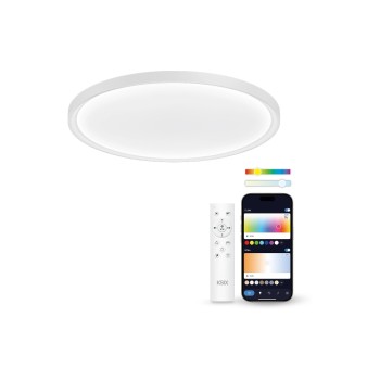KSIX Halo 2 SmartLED Ceiling, 37 cm, 3,200 lm 26 W, Tuya, White