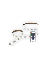 KSiX LED Stripe 5m, découpable, 2400 lm, CCT-blanc, télécommande