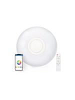 KSiX Plafonnier LED Rainbow RGB 30W 2.200 lm 40 cm Blanc