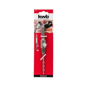kwb Tige d'emmanchement Hexagone avec mèche de centrage kwb Tige d'emmanchement Hexagone avec mèche de centrage