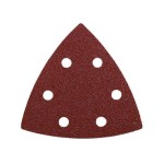 kwb Feuille abrasive triangulaire avec bande auto-agrippante K80 emballage professionnel