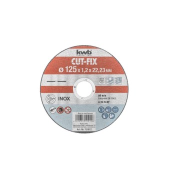 kwb Disque à trancher CUT-FIX Métal Ø 125 mm kwb Disque à trancher CUT-FIX Métal Ø 125 mm
