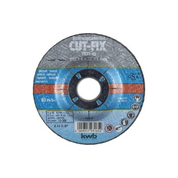 kwb Disque à ébarder CUT-FIX, Métal Ø 115 x 6.0 mm kwb Disque à ébarder CUT-FIX, Métal Ø 115 x 6.0 mm