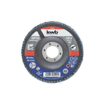kwb Disque abrasif Métal 115mm K40 kwb Disque abrasif Métal 115mm K40