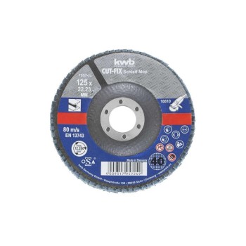 kwb Disque abrasif Métal 125mm K40 kwb Disque abrasif Métal 125mm K40