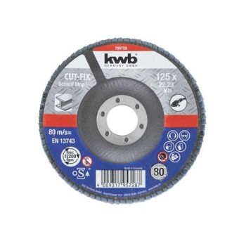 kwb Disque abrasif Métal 125mm K80 kwb Disque abrasif Métal 125mm K80