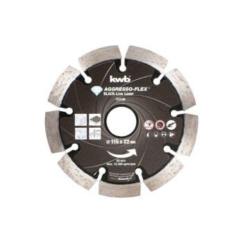 kwb Disque à trancher Black-Line Diamond 115mm kwb Disque à trancher Black-Line Diamond 115mm