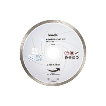 kwb Disque à trancher Ligne Blanche Diamant 125mm kwb Disque à trancher Ligne Blanche Diamant 125mm