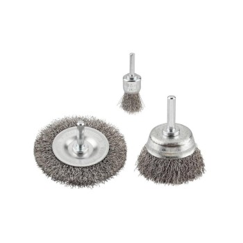 kwb Kit de brosses métalliques 3-pièces kwb Kit de brosses métalliques 3-pièces