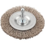 kwb Brosse circulaire 75 mm Acier inoxydable, grossier