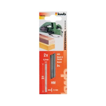 kwb Lame de rabot HM 82 mm, 2 pièces kwb Lame de rabot HM 82 mm, 2 pièces