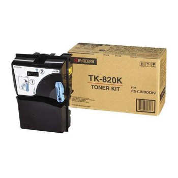 Toner Kyocera TK-820K, zu FS-C8100DN, black, ca. 15'000 S. gemäss 5% Deckung Toner Kyocera TK-820K, zu FS-C8100DN, black, ca. 15'000 S. gemäss 5% Deckung