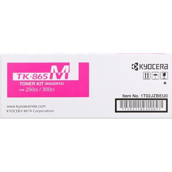Toner Kyocera TK-865M, TASKalfa 250/300ci, magenta, 12'000 Seiten bei 5% Deckung Toner Kyocera TK-865M, TASKalfa 250/300ci, magenta, 12'000 Seiten bei 5% Deckung