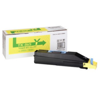 Toner Kyocera TK-865Y, TASKalfa 250/300ci, yellow, 12'000 Seiten bei 5% Deckung Toner Kyocera TK-865Y, TASKalfa 250/300ci, yellow, 12'000 Seiten bei 5% Deckung