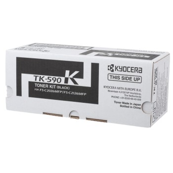 Toner Kyocera TK-590K, zu FS-C2026/2126MFP, schwarz, ca. 7'000 S. bei 5% Deckung Toner Kyocera TK-590K, zu FS-C2026/2126MFP, schwarz, ca. 7'000 S. bei 5% Deckung