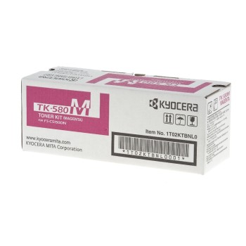 Toner Kyocera TK-580M, zu FS-C5150DN, magenta, ca. 2'800 S. gemäss ISO/IEC 19798 Toner Kyocera TK-580M, zu FS-C5150DN, magenta, ca. 2'800 S. gemäss ISO/IEC 19798