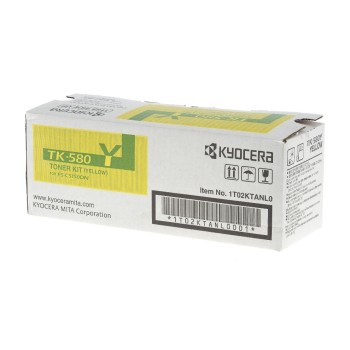 Toner Kyocera TK-580Y, zu FS-C5150DN, yellow, ca. 2'800 S. gemäss ISO/IEC 19798 Toner Kyocera TK-580Y, zu FS-C5150DN, yellow, ca. 2'800 S. gemäss ISO/IEC 19798