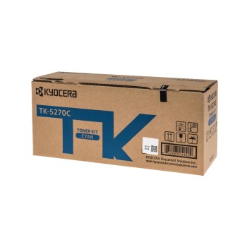 Toner Kyocera TK-5270C,zuP/M6230,M6630cidn, cyan, ca. 6'000 S. bei 5% Deckung Toner Kyocera TK-5270C,zuP/M6230,M6630cidn, cyan, ca. 6'000 S. bei 5% Deckung