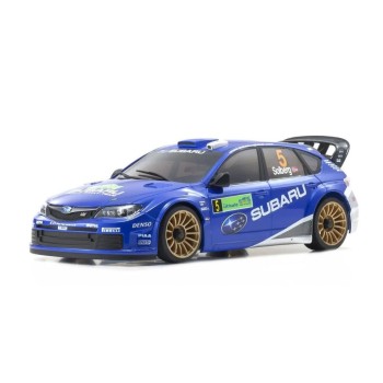 Kyosho Mini Z MA020 Subaru Impreza WRC 2008 Blanc, ARTR, 1:27