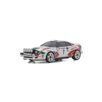 Kyosho Mini Z MA020 Toyota Celica Turbo WRC 1993 ARTR, blanc