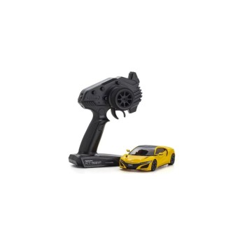 Kyosho Mini Z MR04 Honda NSX à propulsion arrière, jaune perle 1:27 Kyosho Mini Z MR04 Honda NSX à propulsion arrière, jaune perle 1:27