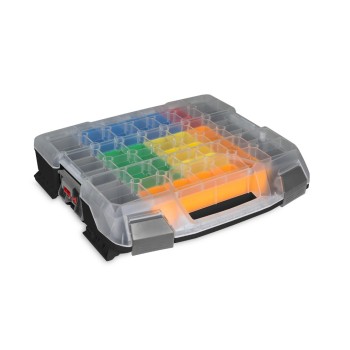 W-BOXX 102 transp. Deckel, schwarz mit transparentem Deckel W-BOXX 102 transp. Deckel, schwarz mit transparentem Deckel