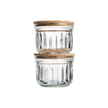 La Rochère Bocal à provisions Delice 2 pièces, 0.29 l, Transparent La Rochère Bocal à provisions Delice 2 pièces, 0.29 l, Transparent