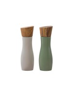 LADELLE Salz- and Pfeffermühle Essentials, stone/salbei