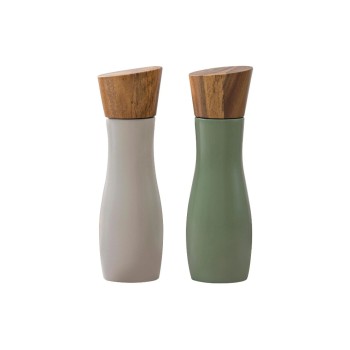 Ladelle Moulins à sel et à poivre Essentials 19.5 cm, Stone/Salbei Ladelle Moulins à sel et à poivre Essentials 19.5 cm, Stone/Salbei