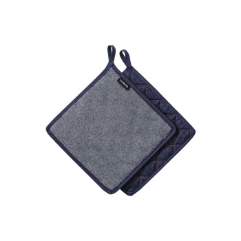 LADELLE Topflappen Denim, 21x21 cm 2 Stk.