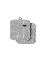 Ladelle Maniques Eco Check 2 pièces, Gris