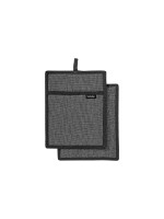 LADELLE Topflappen Eco Recycled, charcoal 19x24 cm 2 Stk.