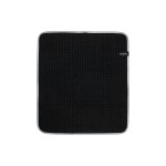 Ladelle Tapis égouttoir Mega Waffle 41 x 45 cm, noir