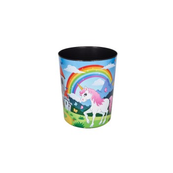 Läufer Papierkorb 13L Einhorn, Ø24,5x30 cm