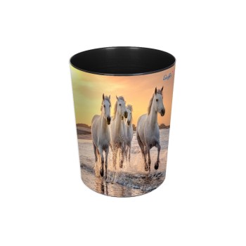 Läufer Papierkorb 13L Pferde am Strand, Ø24,5x30 cm Läufer Papierkorb 13L Pferde am Strand, Ø24,5x30 cm