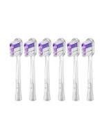 Laifen Tête de brosse à dents Wave Ultra-Whitening Transparent, 6 Pièce/s