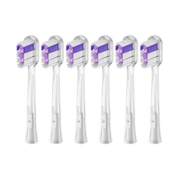 Laifen Wave Bürstenköpfe Ultra-Whitening, Transparent, 6 Stück Laifen Wave Bürstenköpfe Ultra-Whitening, Transparent, 6 Stück