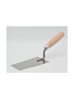 Laser & Tools Truelle de Berne avec manche en bois 160 mm, inoxydable