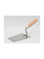 Maurerkelle G-Hals mit Holzgriff, 160 mm, rostfrei