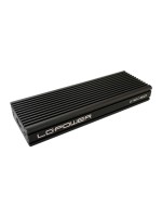LC-Power ext. M.2 Gehäuse LC-M2-C Multi, black , USB Type-C, for M.2 SSD, NVME/S3