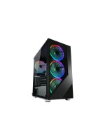 Lc-Power Midi Tower LC-803B-ON, 3x 2.5. 1x 3.5 intern