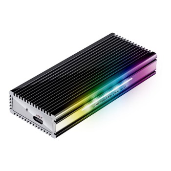 LC-Power Boîtier externe LC-M2-C-MULTI-RGB M2 LC-Power Boîtier externe LC-M2-C-MULTI-RGB M2